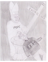 Pope Exorcises FBI B08WPG531T Book Cover