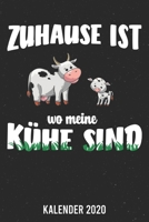 Kalender 2020: Zuhause Kühe A5 Kalender Planer für ein erfolgreiches Jahr - 110 Seiten (German Edition) 1671852486 Book Cover