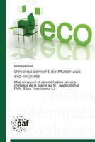 Da(c)Veloppement de Mata(c)Riaux Bio-Inspira(c)S 3841625045 Book Cover
