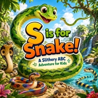 S is for Snake!: A Slithery ABC Adventure for Kids (FunFirst ABC Books) B0H4HR5R56 Book Cover