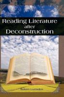 Reading Literature After Deconstruction 1604975261 Book Cover