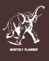Monthly Planner: Planner Elephant 1694626350 Book Cover
