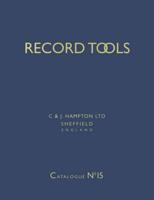 Record Tools: No. 15: Reprint of Catalogue No.15 of 1938. with a Guide for Plane Collectors 0904638146 Book Cover