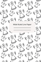 Cute Sleep Angel Theme Wide Ruled Line Paper 1674264054 Book Cover