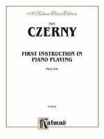 Czerny 100 Recreations (Kalmus Edition)First Instruction In Piano Playing 076924078X Book Cover
