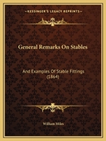 General Remarks On Stables, and Examples of Stable Fittings 1165528436 Book Cover