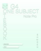 N+ G4, One Subject Notebook- Shmeen Theme, Note Pro (107 Pages) 1960176218 Book Cover