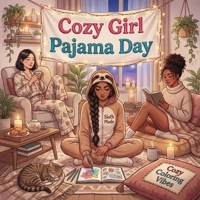 Cozy Girl Pajama Day: Cute Comfy Homebody Adult & Teen Creative Coloring Book | Fun Bold Line Haven Hygge Designs & Relaxing Home Scene, Daily Moments ... Screen-Free Gift (Cozy Girl Collection) 1965964672 Book Cover