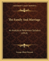 ... The Family and Marriage 1165086948 Book Cover