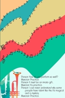 Musician Practice: DIN-A5 sheet music book with 100 pages of empty staves for music students and composers to note music and melodies 1693084384 Book Cover