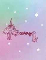 Avery: Unicorn Name Notebook 109379688X Book Cover