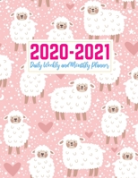 2020-2021 Daily Weekly and Monthly Planner: Pretty Two Year Jan 1, 2020 - Dec 31, 2021 Calendar Organizer and Appointment Schedule Agenda Journal for ... - 24 Months Planner - Creative AG 0016 B083XTGSC6 Book Cover