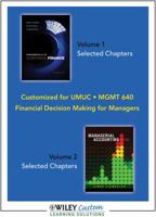 Financial Decision Making for Managers 1118289323 Book Cover