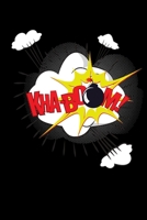 Kha-Boom!: For School Boom comics Notebook idea A Gratitude Journal for Tired Women love you friends My New Friend Is So Fun! sketchbook work girls kids The Blank Gift Book pop art comic cartoon 110 p 1698961103 Book Cover