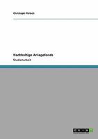 Nachhaltige Anlagefonds 3640550749 Book Cover