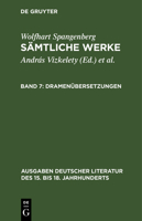 Sämtliche Werke, Band 7, Dramenübersetzungen 3110079372 Book Cover