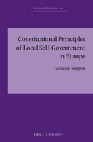 Constitutional Principles of Local Self-Government in Europe, 9004347232 Book Cover