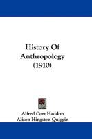 History of Anthropology (History of the Sciences.) 1145143164 Book Cover