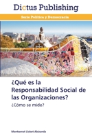 Que Es La Responsabilidad Social de Las Organizaciones? 3847389149 Book Cover