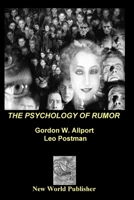 The Psychology of Rumor 1955087334 Book Cover