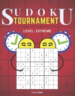 Sudoku Tournament: 20 Pairs of Puzzles / LEVEL EXTREME B08BF14JMF Book Cover