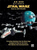 Star Wars: 10 Exciting Selections from the Movie Saga Arranged for Piano with Optional Duet Accompaniments 0739057197 Book Cover
