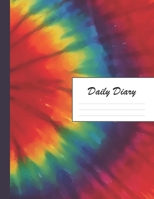 Daily Diary: Blank 2020 Journal Entry Writing Paper for Each Day of the Year | Tie Dye Seventies Pattern Design | January 20 - December 20 | 366 Dated ... Your Life, Set Goals & Get Things Done 1676846581 Book Cover