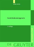 Gerichtskostengesetz 3899490304 Book Cover