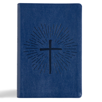 KJV One Big Story Bible, Royal Blue LeatherTouch, Pure Cambridge Text, Presentation Page, Study Helps, Christ Connections, Memory Verses, Full-Color Maps, Easy-to-Read Bible MCM Type B0CS8XPLGQ Book Cover