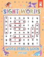 Pre-Kindergarten Sight Words Word Search Book for Kids: Dinosaurs Sight Words Learning Materials Brain Quest Curriculum Activities Workbook Worksheet B0915VD6V1 Book Cover