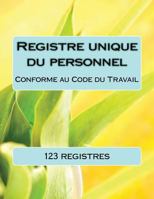 Registre unique du personnel 1500601047 Book Cover