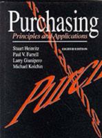 Purchasing: Principles and Applications 0137420811 Book Cover