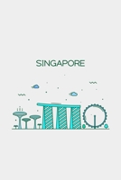 Singapore Minimalist Travel Notebook [Lined] [6x9] [110 pages] 1677062037 Book Cover