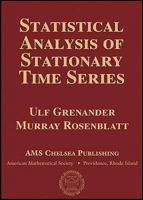 Statistical Analysis of Stationary Time Series 0821844377 Book Cover