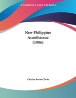 New Philippine Acanthaceae 1120654203 Book Cover