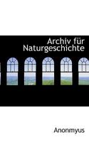 Archiv Fur Naturgeschichte 1116430630 Book Cover