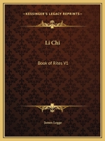 Li Chi: Book of Rites V1 1162587822 Book Cover