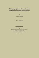 Rontgenographische Untersuchungen Von Gitterstorungen in Mischkristallen 3662231085 Book Cover