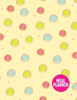 Meal Planner: Pretty 52 Week Food Planner & Grocery list Menu Food Planners Prep Book Eat Records Journal Diary Notebook Log Book | Large 8.5 x 11 Inch | 110 Pages - Design Element BT 098825 1710765658 Book Cover