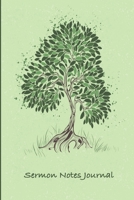 Sermon Note Taker Journal: A Motivating Notebook To Take Notes, Recall and Reflect On Each Sermon 1699704996 Book Cover