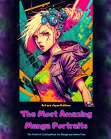 The Most Amazing Manga Portraits - The Perfect Coloring Book for Manga and Anime Fans: A Journey through the Wonderful Worlds of Japan´s Best Manga and Anime Art B0CF3DDKY4 Book Cover