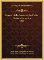 Journal of the Senate of the United States of America 110487492X Book Cover