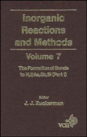 Inorganic Reactions and Methods, the Formation of Bonds to N, P, As, Sb, Bi (Part 1) 0471186597 Book Cover