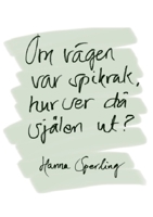 Om vägen var spikrak, hur ser då själen ut? 9179693377 Book Cover