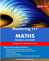 11+ Maths: Mastering 11+ Numerical Reasoning Practice Book 2 191067821X Book Cover