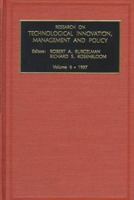Research on Technological Innovations, Management and Policy: A Research Annual (Research on Technological Innovation, Management & Policy) 1559389842 Book Cover