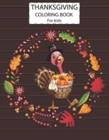 Thanksgiving Day Coloring Book For Kids: A Fun Cute Animals Activity Coloring Children Book, Happy Thanksgiving Day Gift For Kids Pre Schoolers. Desig B08NWJPFFW Book Cover