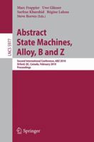Abstract State Machines, B and Z 3642118100 Book Cover