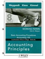 Accounting Principles Working Papers: Southwestern Illinois College: Basic Accounting Procedures Accounting 105 0470894687 Book Cover