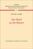 Der Brief an Die Romer 3525516304 Book Cover